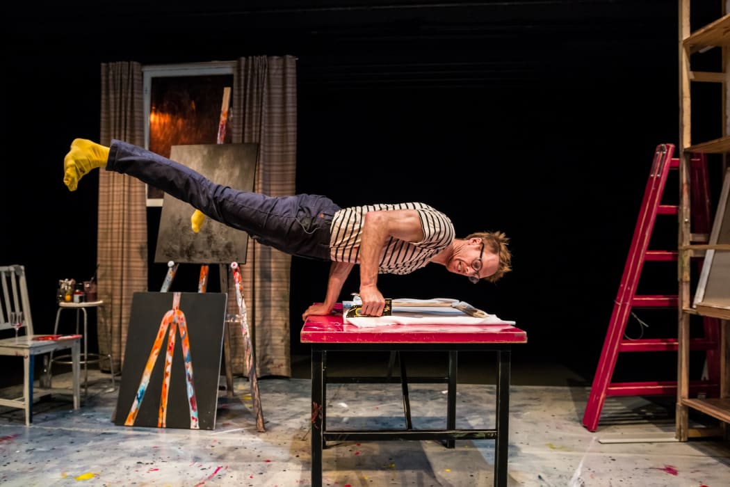New Zealand physical theatre performer Thom Monckton in The Artist.