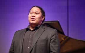 Countertenor Samuel Mataele, winner of the 18 Years and Under section of the 2025 Nicholas Tarling Aria Competition.