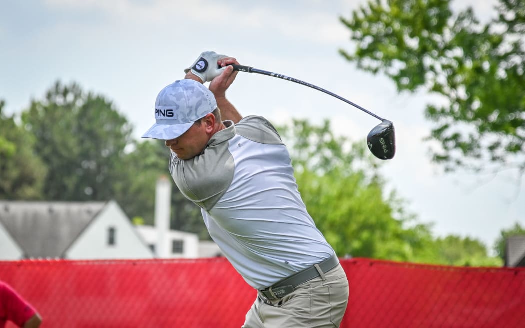 Long driver Cameron Champ of the United States
