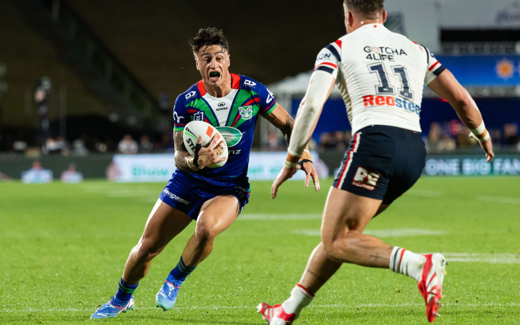 Warriors Charnze Nicoll-Klokstad during the Telstra NRL Premiership - NZ Warriors v Roosters at Go Media Stadium, Mt Smart, Auckland    21  March  2025       Photo: Brett Phibbs / www.photosport.nz