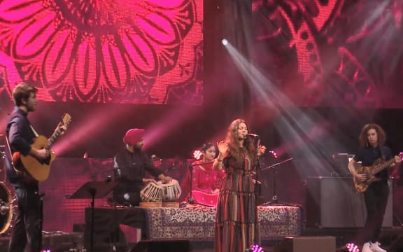 Chelsea Prastiti and band perform 'Olympic Girls' by Tiny Ruins, live at the Silver Scrolls 2019