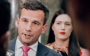 ACT's leader David Seymour and deputy leader Brooke van Velden.