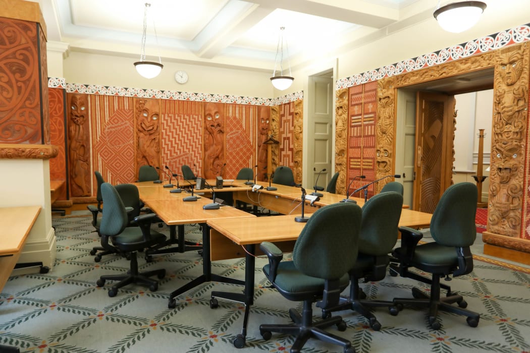 The Maori Affairs Select Committee Room at Parliament. 23 Feb 2018