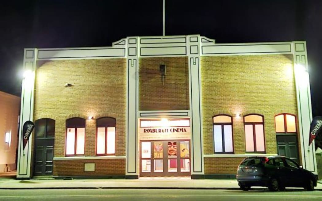The Roxburgh Town Hall and cinema in recent times.