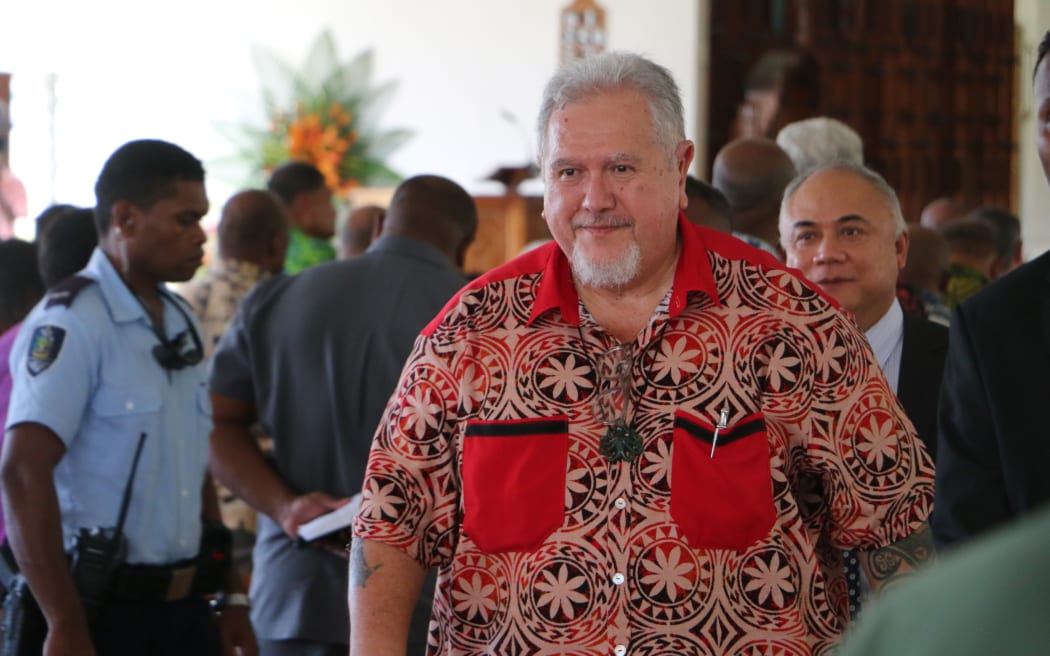 French Polynesia's President Moetai Brotherson in Honiara for the 54th Pacific Islands Forum Leaders Meeting from 8-12 September 2025.