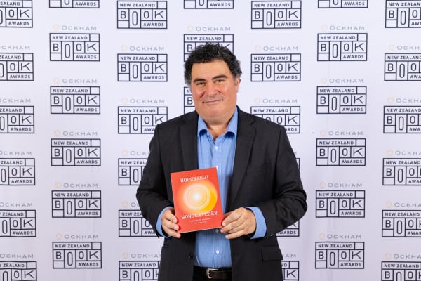 Robert Sullivan at the Ockham NZ Book Awards.
