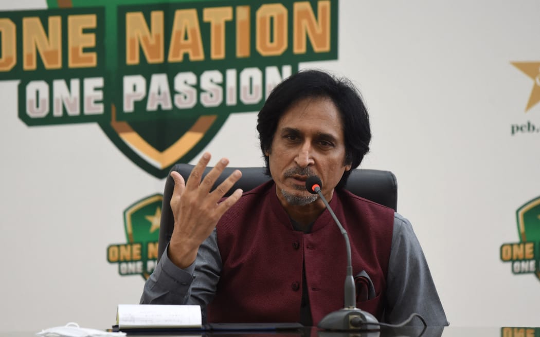 Pakistan's Cricket Board (PCB) chairman and former team captain Ramiz Raja