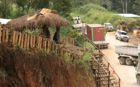 Papua New Guinea's busy Highlands Highway.