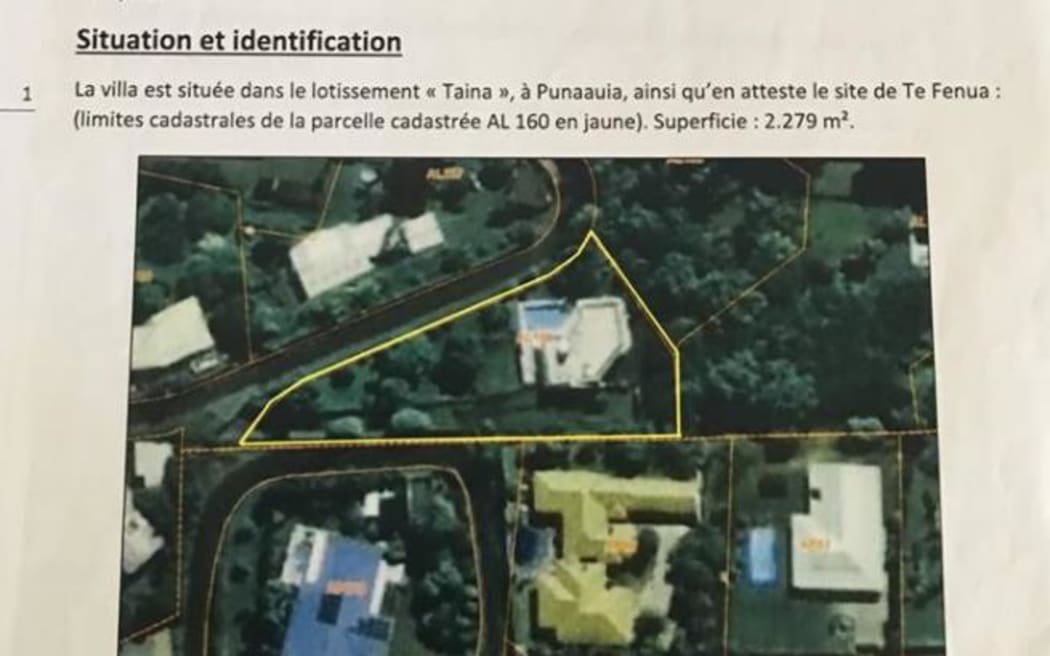House in Punaauia occupied by Chinese diplomats