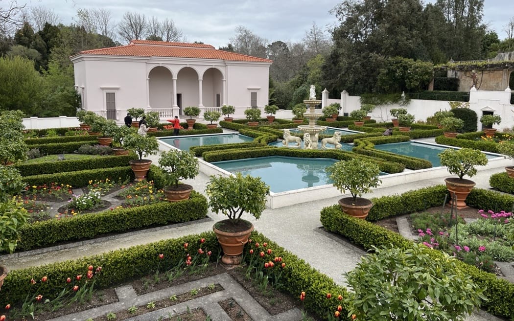 The Italian Renaissance Garden has been used by couples for their wedding ceremonies.