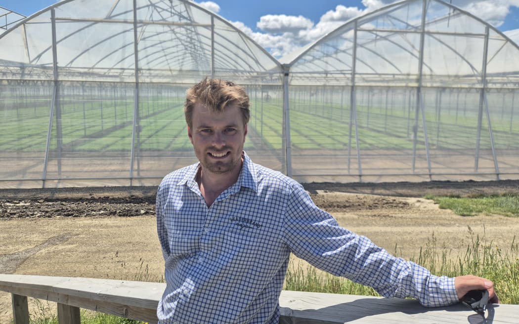 Leaderbrand's Future Farms manager Billy Stackhouse.