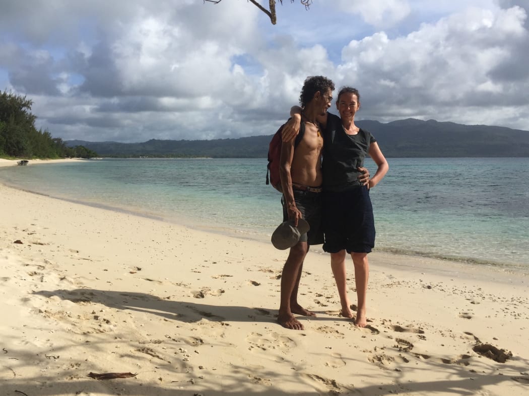 Richard Brunton and fiancée Catherine Styles.
