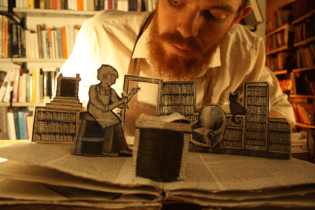 A picture of Ralph McCubbin Howell in Trick of the Light Theatre's The Bookbinder