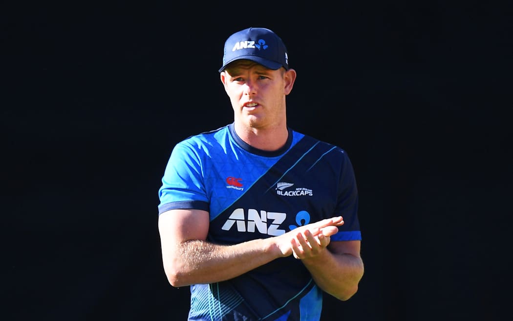 New Zealand player Josh Clarkson during the First Chappell-Hadlee Trophy T20 International 2024