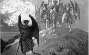 Satan cast out from Dore's Paradise Lost illustrations