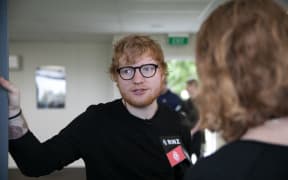 RNZ reporter Sarah Robson interviews Ed Sheeran.