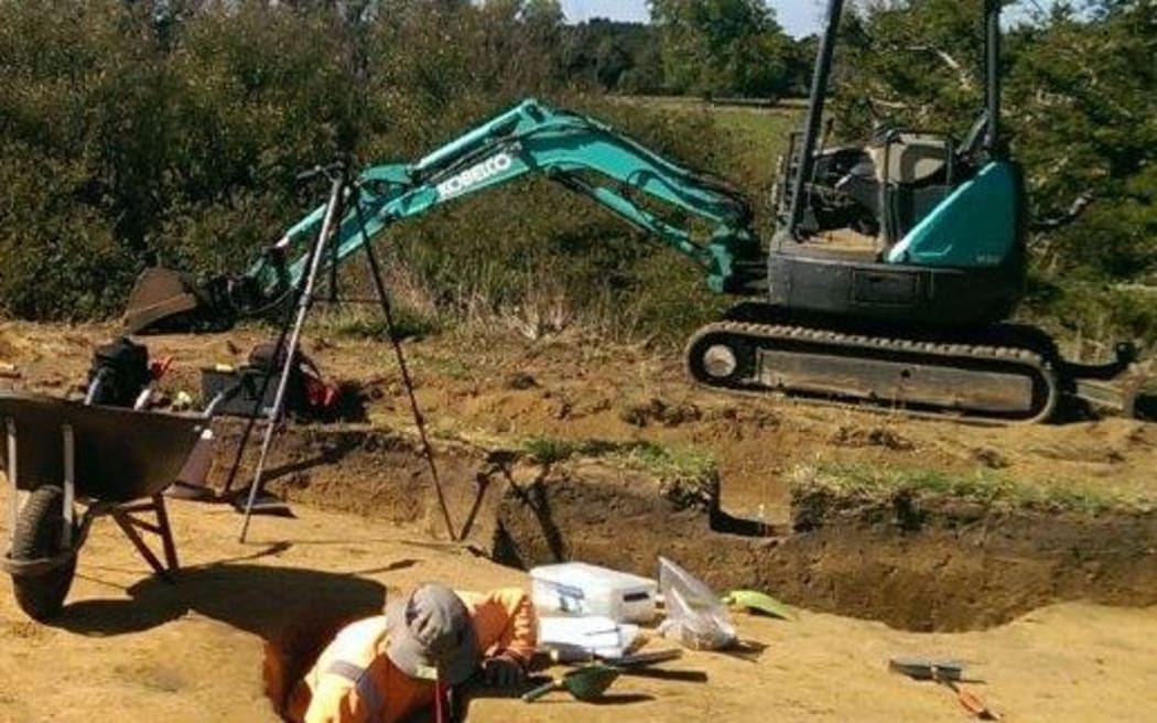An archaeological site near Taupiri in Waikato which uncovered a pre-European horticultural operation.