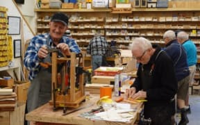Sheddies working on their projects at Hibiscus Mens Shed
