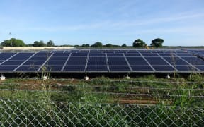 Tonga solar panels at Tofoa