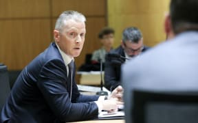 Chris Cahill, President of the NZ Police Association making a submission