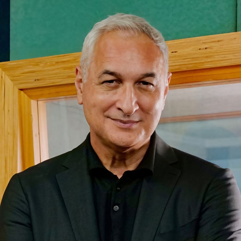 Mike McRoberts at the RNZ studios.