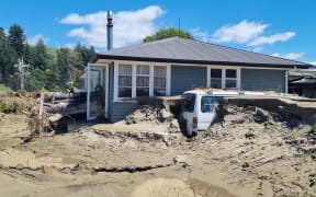 Flood damage in the Esk Valley in Hawke’s Bay.