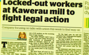 Bay of Plenty Times reporting developments in the Kawerau mill lockout.