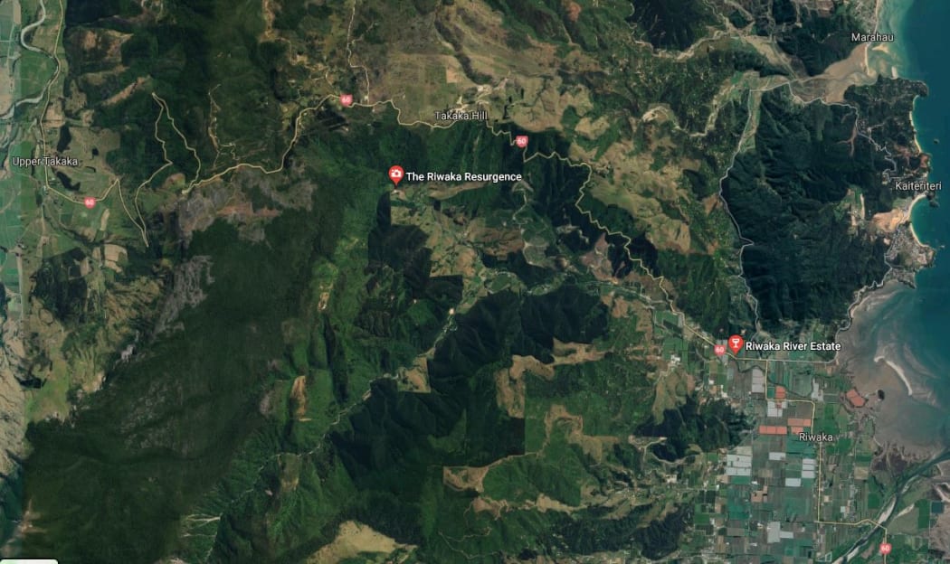 Riwaka River at the top of the South Island.