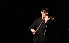 Lorenz Karls performs at the Michael Hill International Violin Competition.