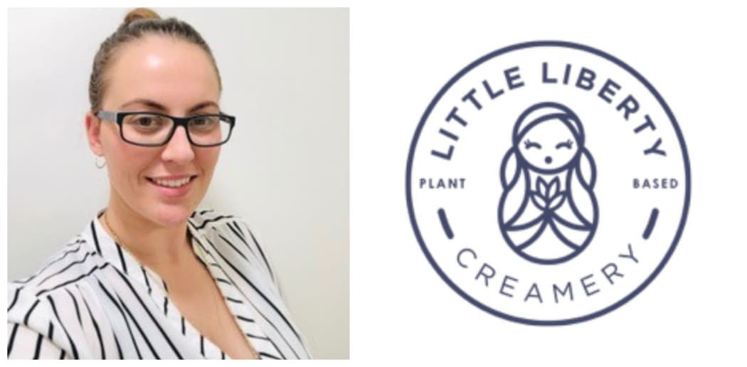 Peita Kensington owns dairy free ice cream store Little Liberty Creamery in Inglewood, Taranaki.