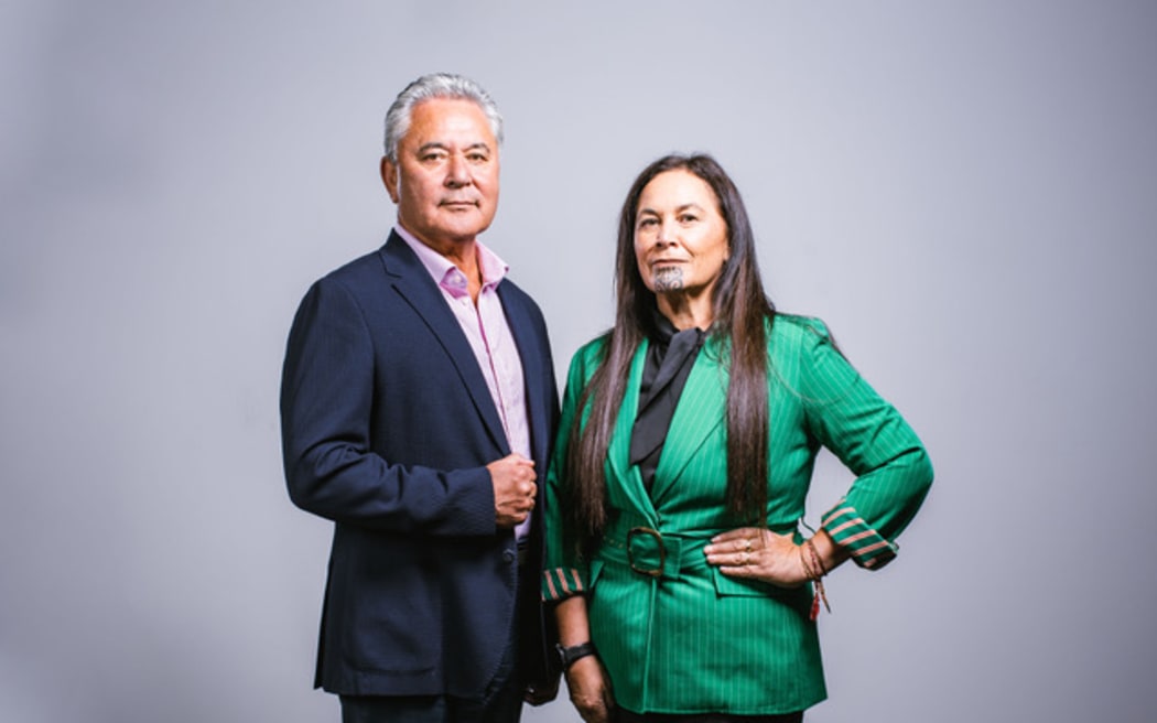John Tamihere and Debbie NgarewaJohn