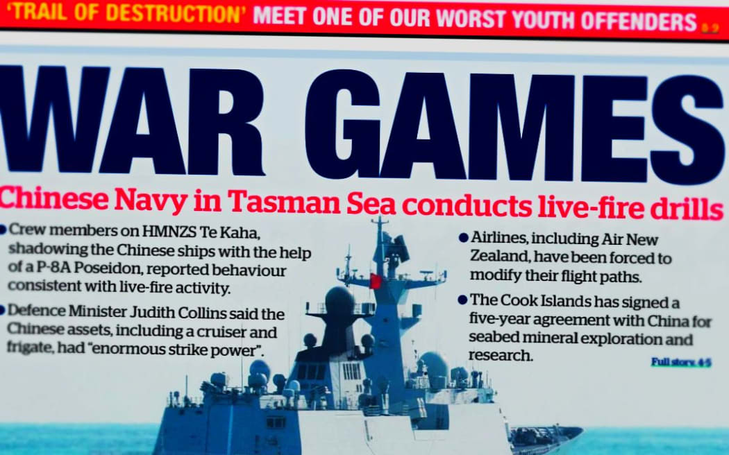 The Herald on Sunday's front page last weekend.