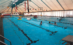 Asbestos was found in the overflow channel of the indoor pool at the Gisborne Olympic Pool Complex after repairs began in April.