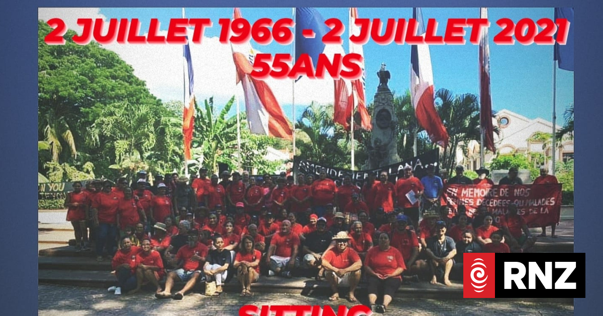 Tahiti rally commemorates France's first atomic test in Pacific | RNZ News