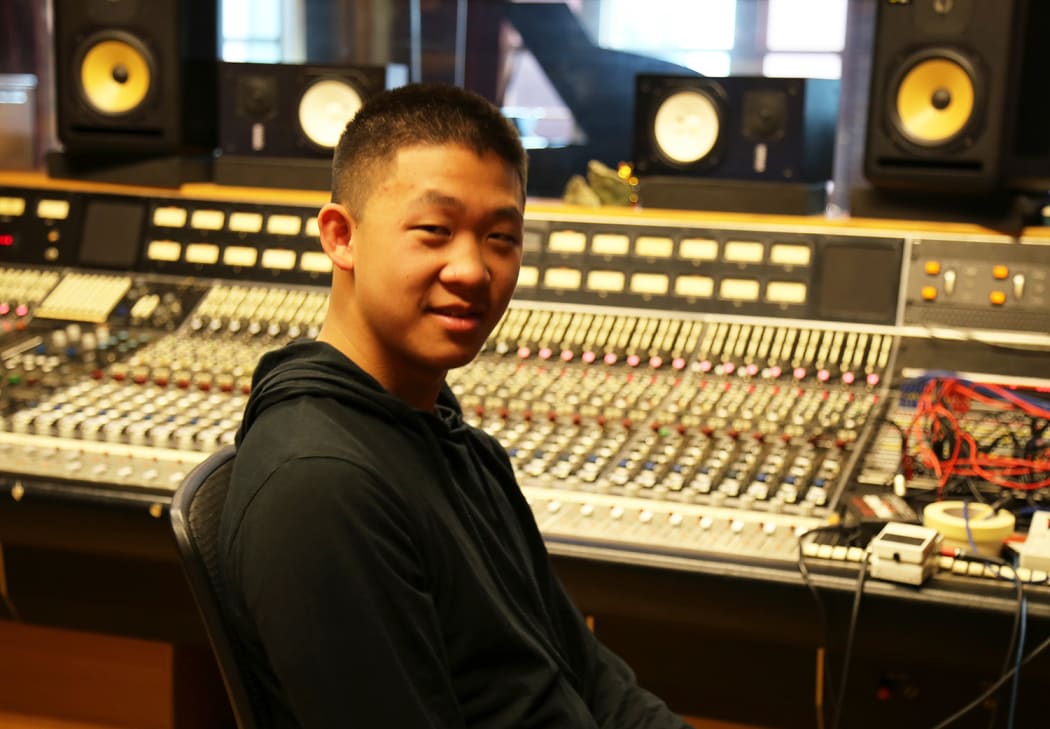 Kane Chong at Neil Finn;s Roundhead Studios