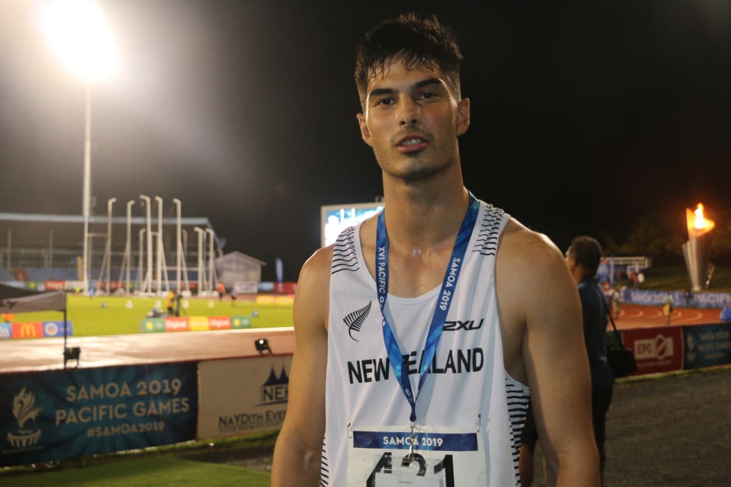James Guthrie-Croft became the first New Zealander to compete in track and field at the Pacific Games.
