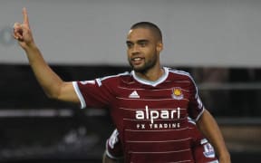 Winston Reid in action for West Ham United.