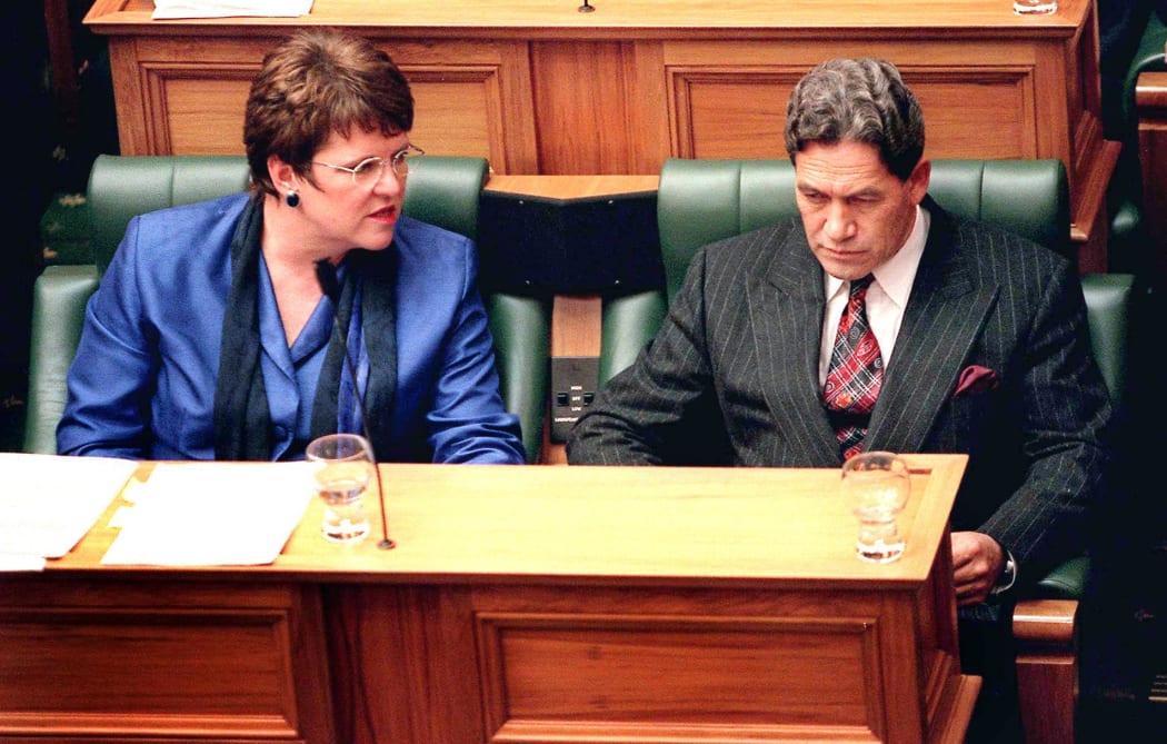 Jenny Shipley with Winston Peters.