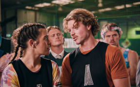 Marc and Maia in a discussion.