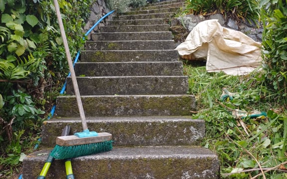 A well swept path.