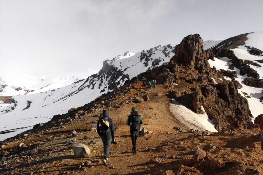 A view from the Tongariro Alpine Crossing.
