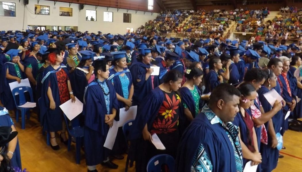 Students at the 2017 National University graduation