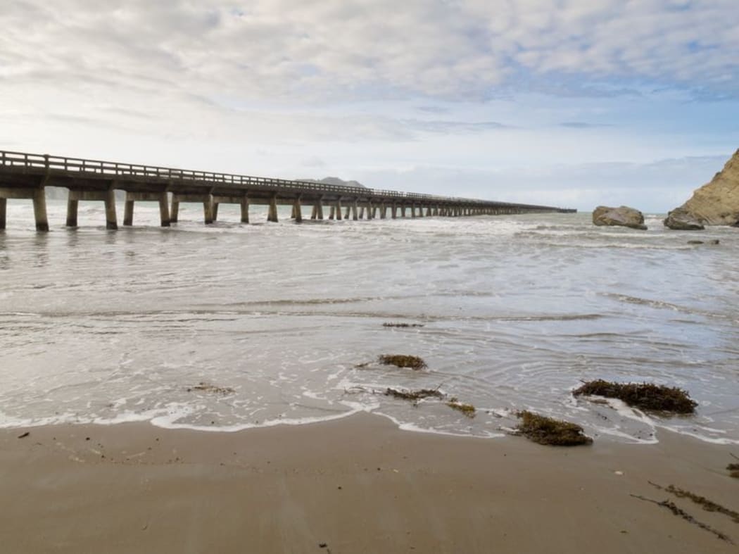 Longest pier Tolaga Bay Wharf in Gisborne