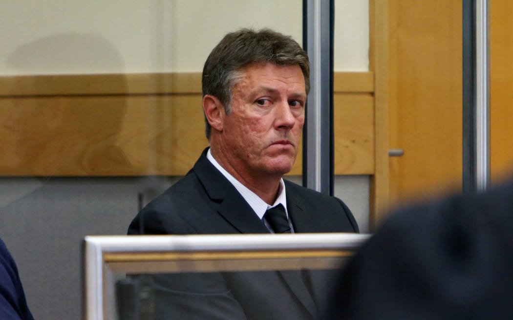Mike Blowers in court.