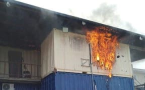 The fire at Hillside Haus.