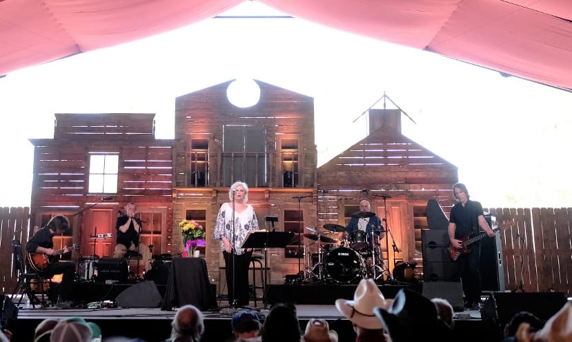 Cowboy Junkies perform on the Mustang stage during day 3 of 2017 Stagecoach California's Country Music Festival at the Empire Polo Club.