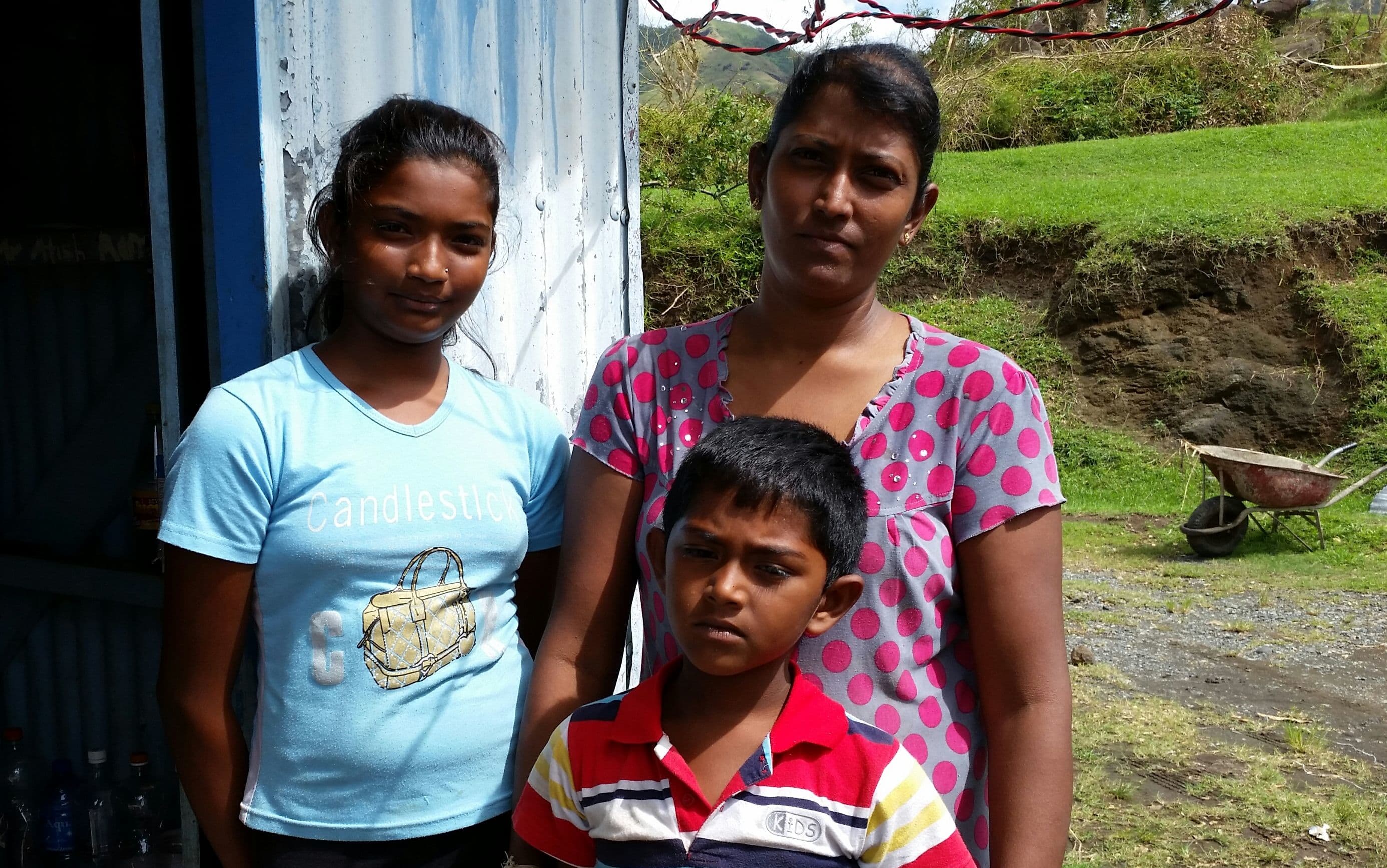 Gita Angelina and her children