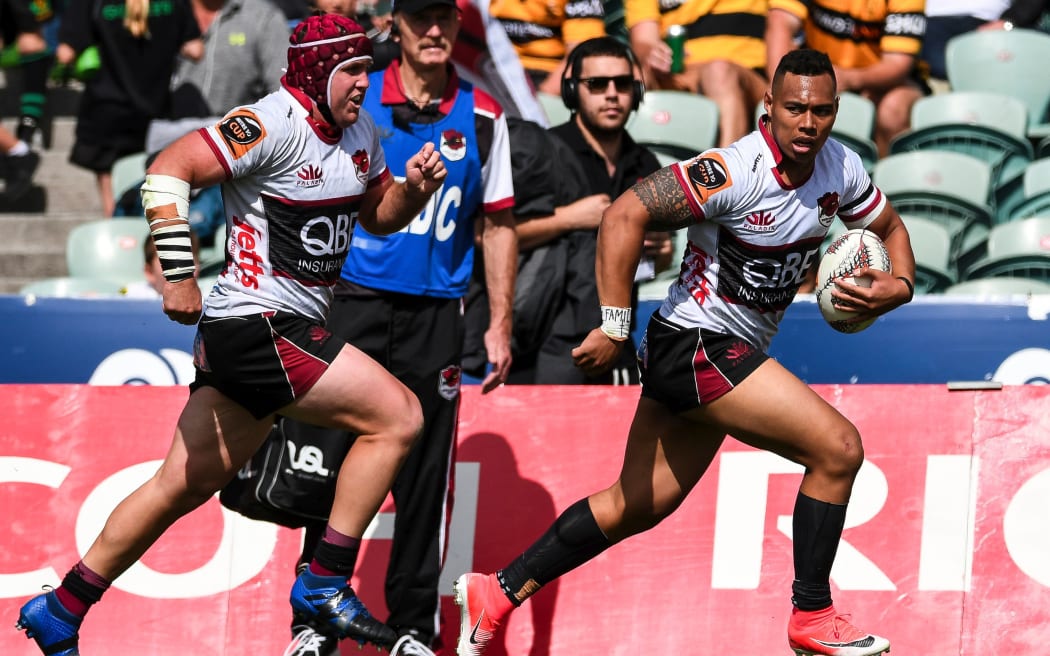 North Harbour Tevita Li in action during a match against Taranaki 2017.