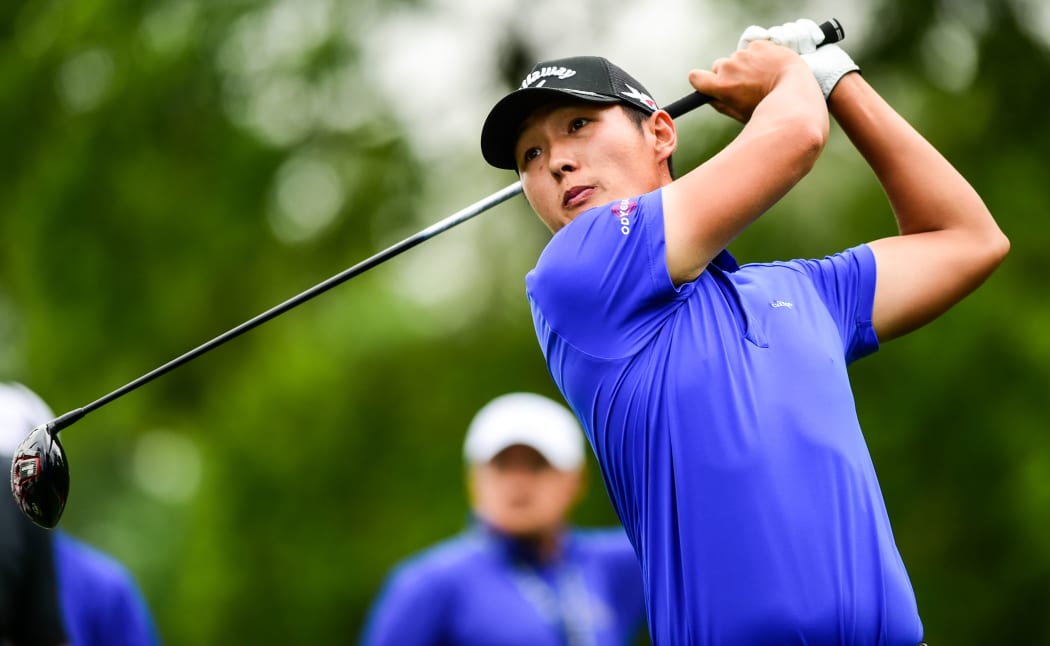 Danny Lee at the Houston Open, 2015