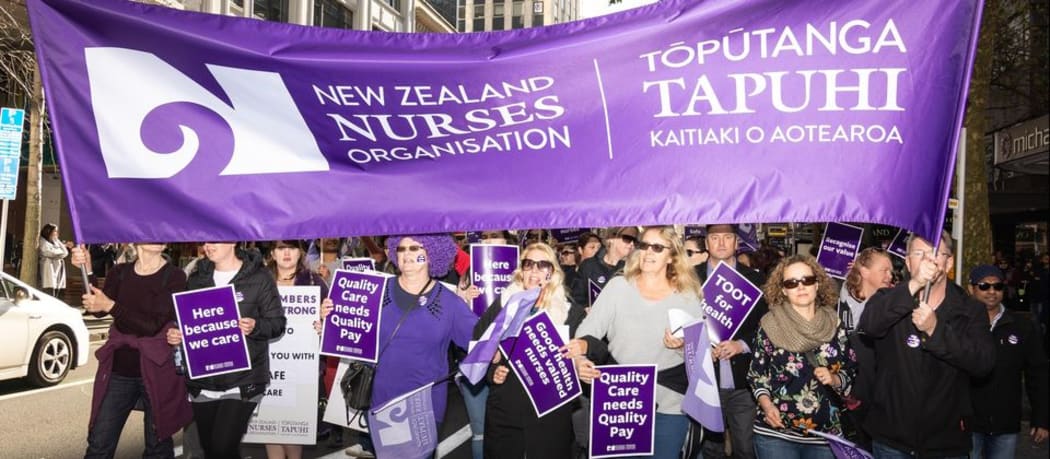 New Zealand's Nurses Organisation will strike tomorrow around the country.